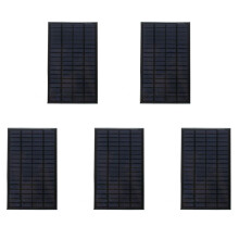5X High Quality 18V 2.5W Polycrystalline Stored Power Solar Panel Module System Solar Cells Charger