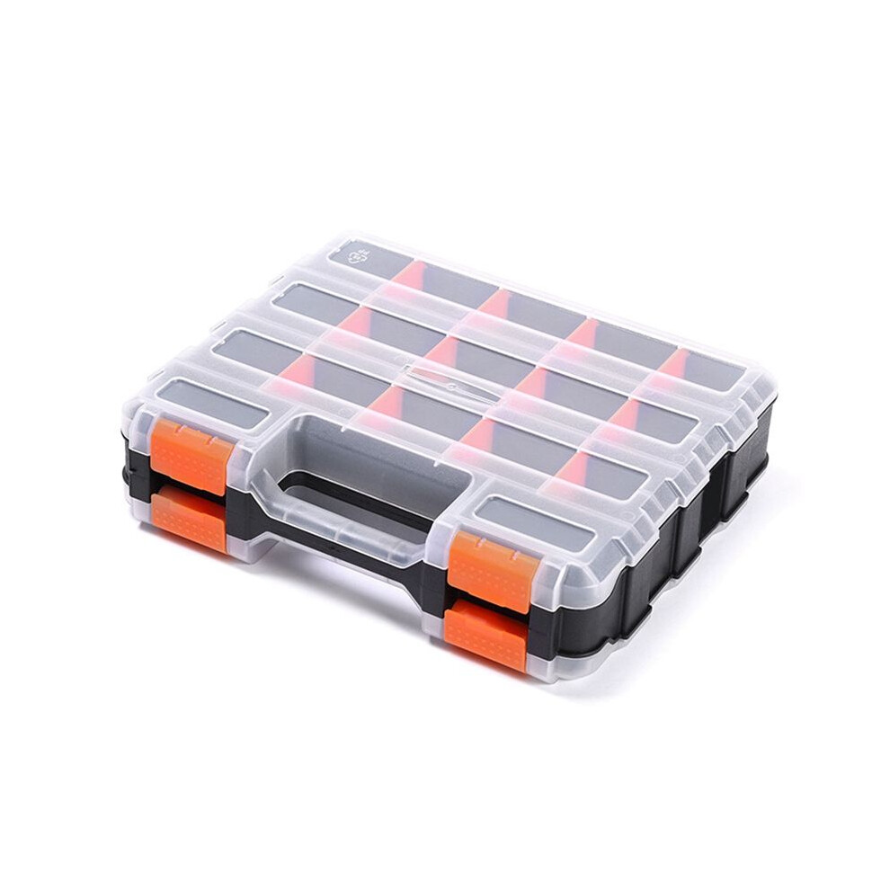34-Compartments Double Sided Organizer With Impact Resistant Polymer And Removable Plastic Dividers, Storage And Carry 6031068254641