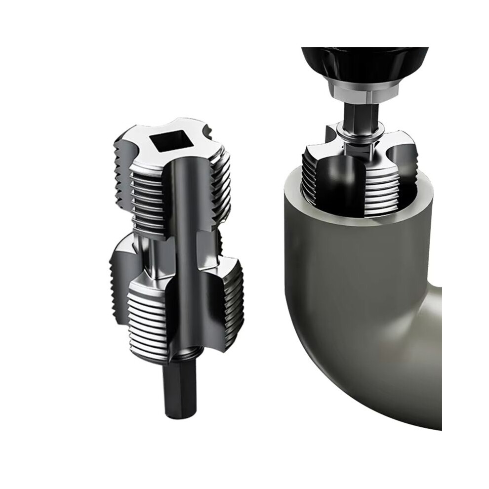 4-Point 6-Point Water Pipe Inner Hole Opener Electric Drill Hexagonal Universal Water Pipe Tapping Hand Electric Drills 6033805470789