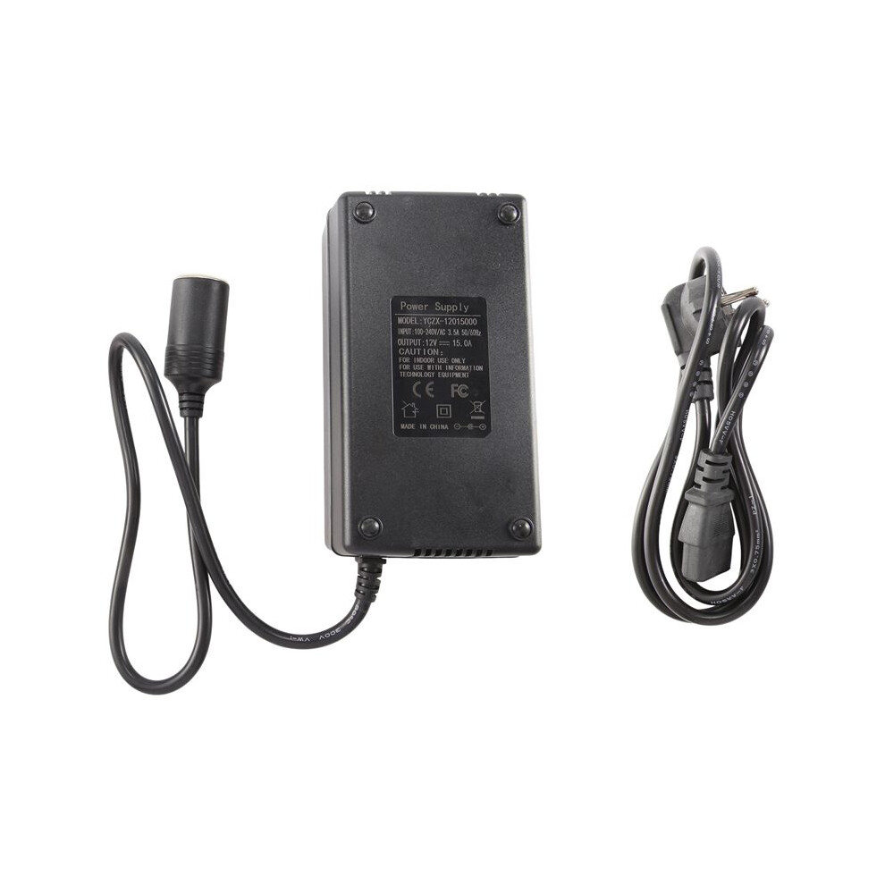 12V 15A 180W Car Power Adapter Converter 230V To12v Voltage Converter With Cigarette- Lighter Socket Eu Plug 4712536709932