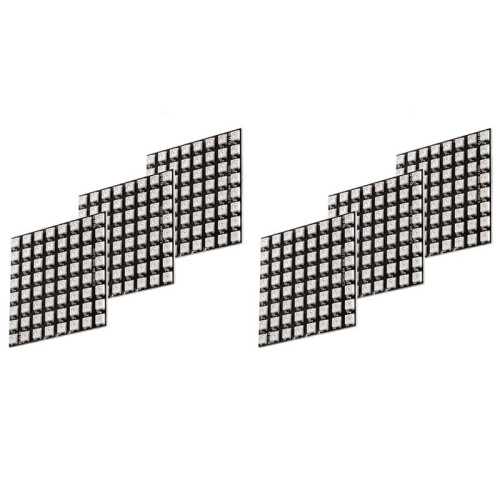 6 x U 64 LED Matrix Panel CJMCU-8X8 Module Compatible with for  and for Raspberry Pi