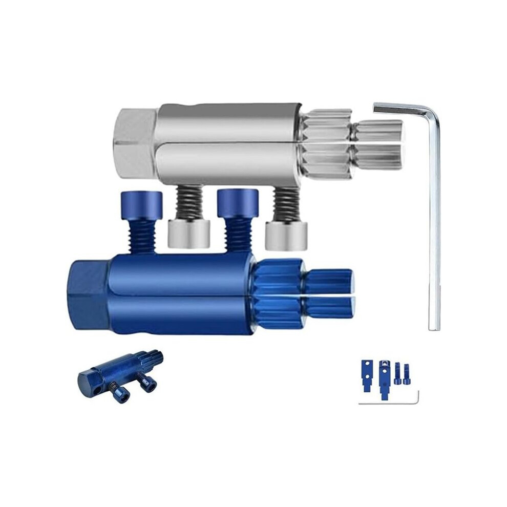 Broken Pipe Thread Extractor, Broken Valve Thread Extractor,Easy Out Bolt Extractor Kit Broken Faucet Removal Tool 6033805495317