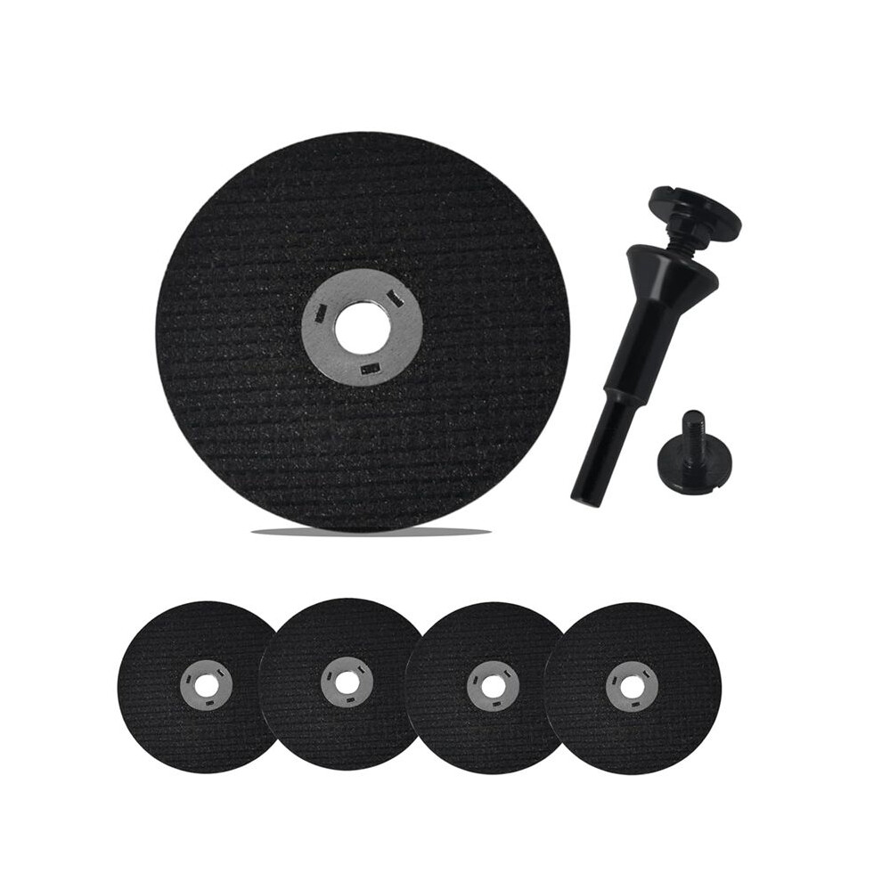 3 Inch Cut Off Wheels With 1/4 Inch Mandrel Kit,Cutting Wheels Cutter Discs With 3/8 Inch Arbor Hole 5Pcs+1Pack Mandrel 4712666687520