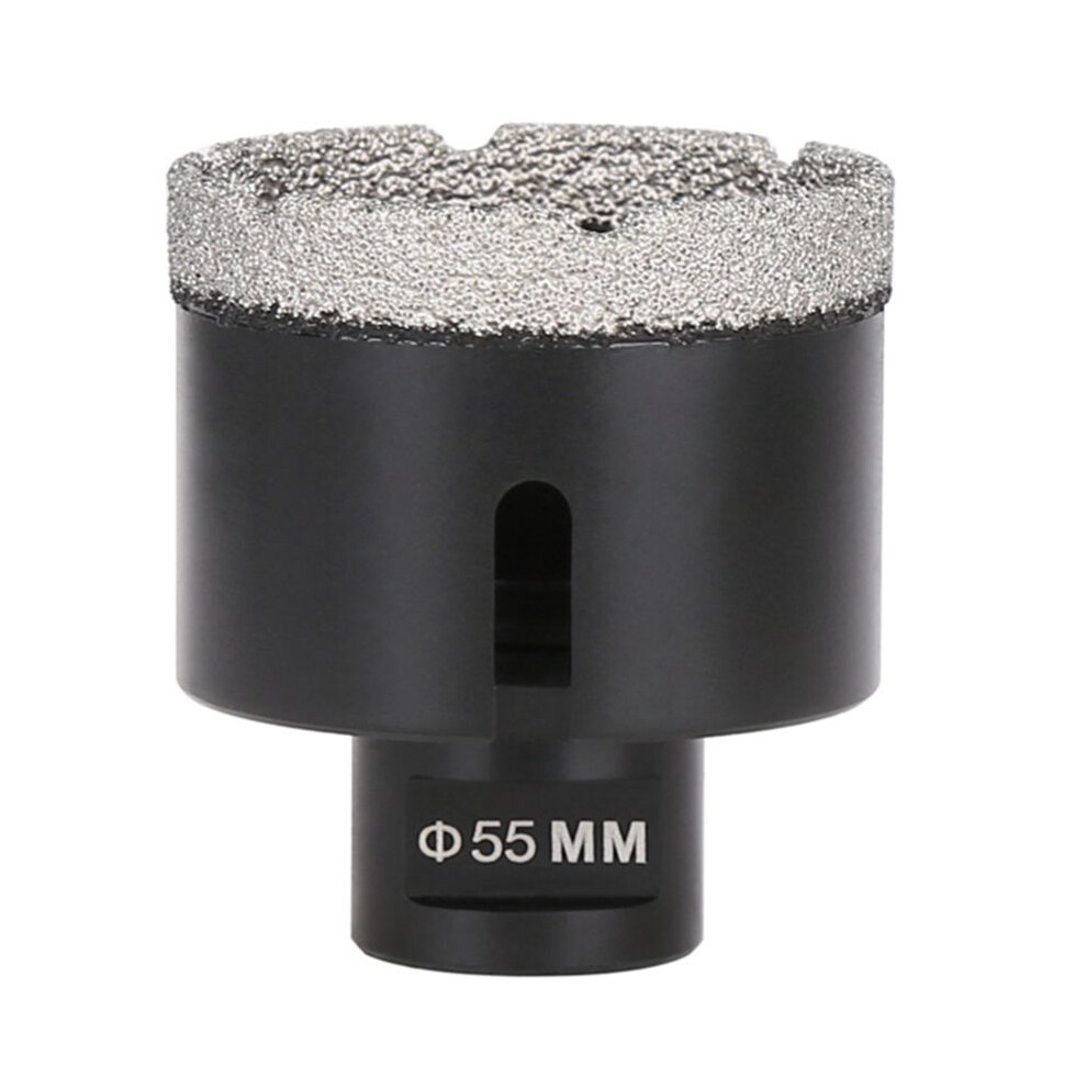 55Mm Diamond Drill Bit Marble Granite M14 Cutting Machine Drill Tile Stone Drill Bit Tool 1Pc Thread Brazing Hole Opener 4712666687391