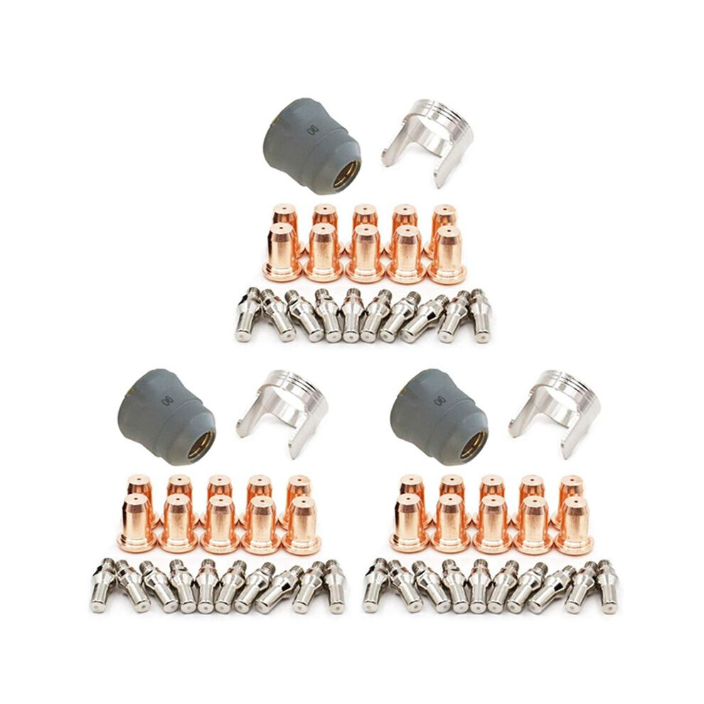66 Pieces Ipt-60 Pt-60 Ipt-40 Pt40 Plasma Cutting Torch Electrode Protective Cover Holder 6033967297439