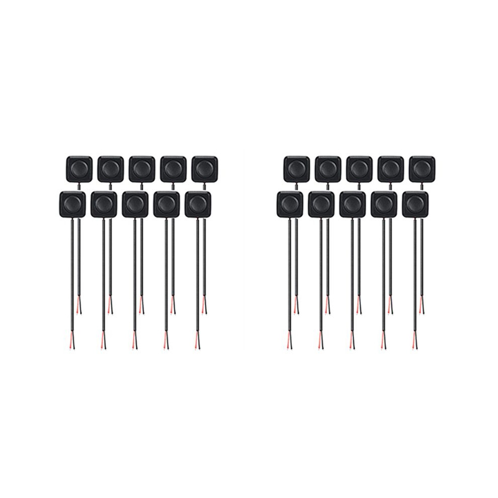 20Pcs 12V/24V Momentary Push Button /Off Surface Mount, Easy Installation For Electronic Experiment 6033724832361