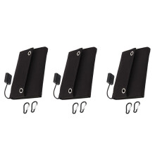 3X 12W Foldable USB Solar Panel Portable Folding Waterproof Solar Panel Charger Outdoor Mobile Power Battery Charger