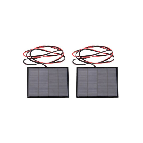 2X 1.5W 12V  Solar Panel Small Cell Module Charger with 1M Wire