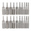 20Pc 1/4 Inch Wrench Hex Bit Socket Set Deep Long 1/2 Inch Impact Drill Socket Adapter Drill Bits 1