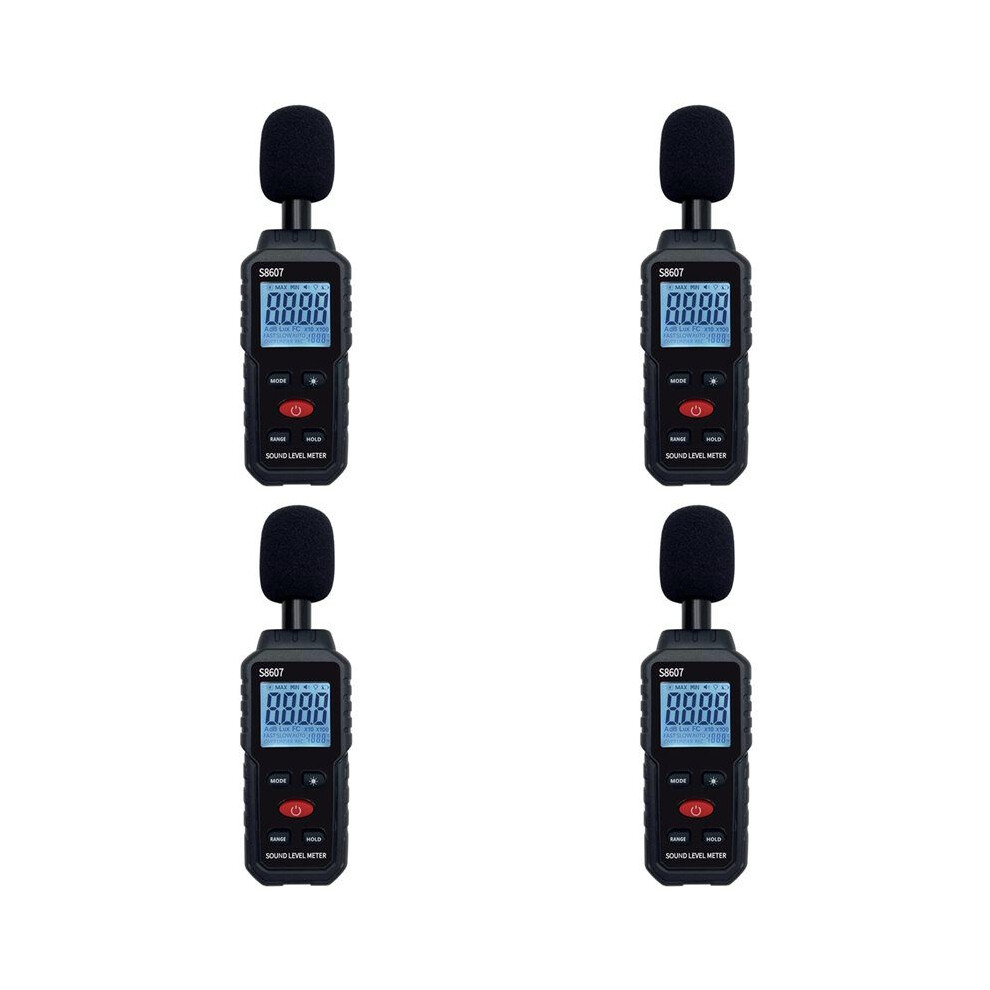 4X Digital Sound Level Noise Meter Measurement 30-130Db Db Decibel Detector Audio Tester Metro Diagnostic Tool 6031070699584