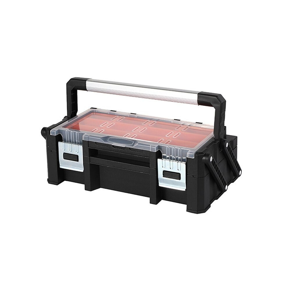 Portable Parts Storage Box Hardware Screws Tool Box Multi-Grid Tool Organizer Box Tool Box Arrangement Garage Storage 4711150706761