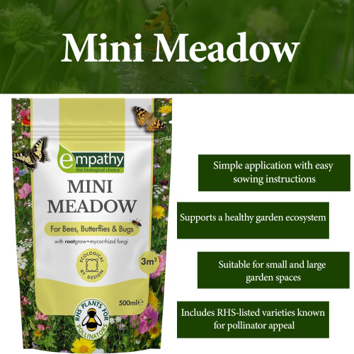 Mini Meadow Wildflower Seeds Mix with Rootgrow 2