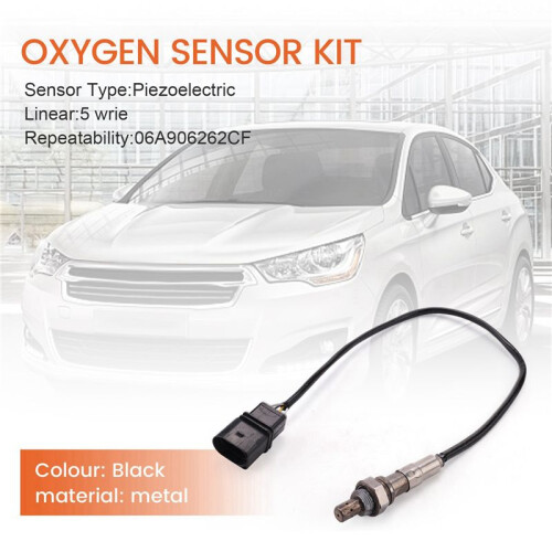 8X 5 Wires Oxygen Sensor 06A906262BR for     1.6 &  A3 2003-2011 1.6 Lambda Probe Sensors 1