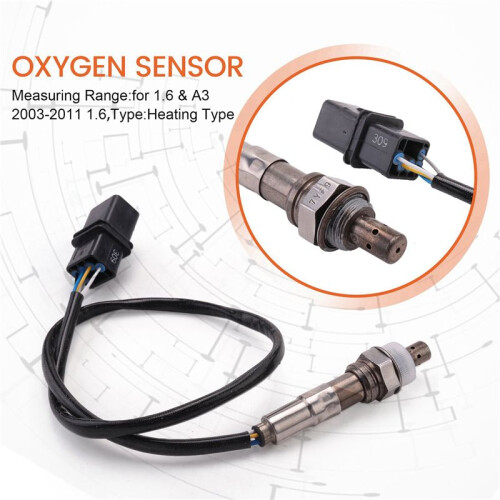 8X 5 Wires Oxygen Sensor 06A906262BR for     1.6 &  A3 2003-2011 1.6 Lambda Probe Sensors 2