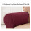 2PCS Soft Stretch Plush Armrest Covers, Stretch Armrest Covers for Chairs/Sofas, Couch Arm Covers,Black 6