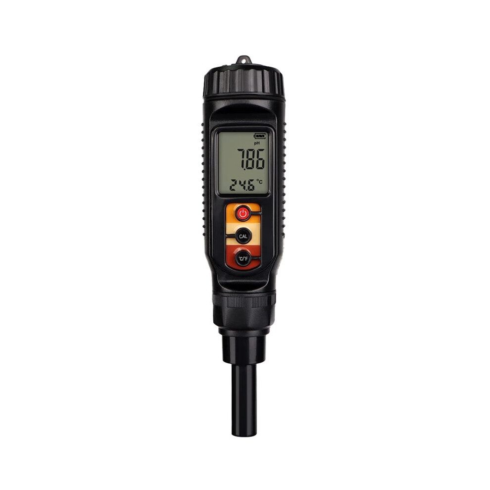 Digital Food Ph Meter 0.00-14.00 High Accuracy Flat Probe Atc 0.00-14.00 Ph Tester For Fruit Meat Vegetables Dough Milk 6032985063842