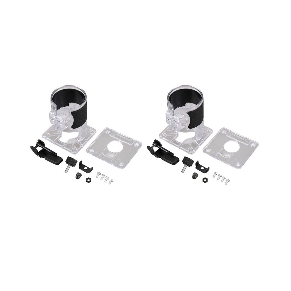 2X Trimmer Base Plastic Base Board Woodworking Cutter For Electric Trimming Machine Accessories 6032562125468