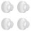 4X Ventilation Pipe Reducer Adapter Pipe Air Duct Adapter Pipe Connector for Inline Ventilation System(150-100mm) 1
