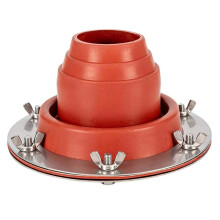 Tent Stove Jack Silicone Accessories Pipe Vent Chimney Cover for Backpacking Camping Outdoor Hot Stove Tent Accessory B