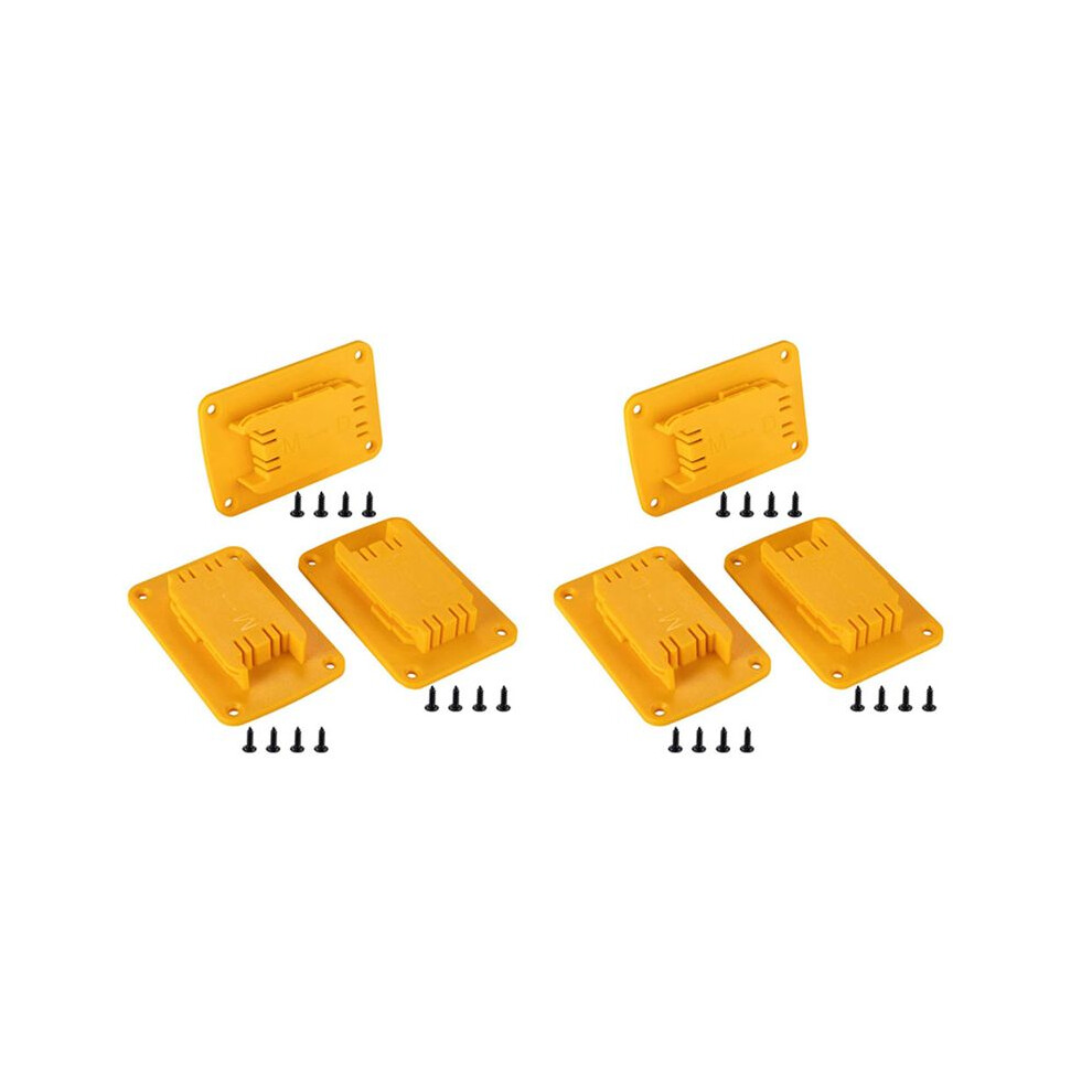 6 Packs Tool Mount For 20V 12V Drill Fit For M18 Tool Holder Hanger (Yellow Lot Of 6) 4713617332827