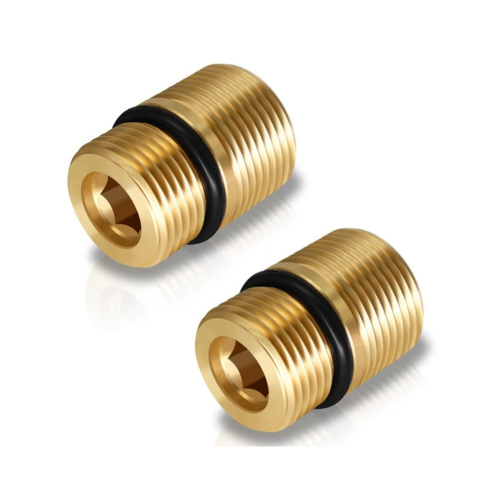 2Pcs 7110264 Water Outlet Fitting Pressure Washer Pump Parts,M20 Male To M22 Male Water Outlet Connector 4712861534490