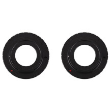 2X Schwarzes 16 mm C Mount Cine Film Objektiv für  1 Mount J1 V1 J2 V2 J3 V3 J3 Kamera Objektiv Adapter Ring C-N1 C- 1