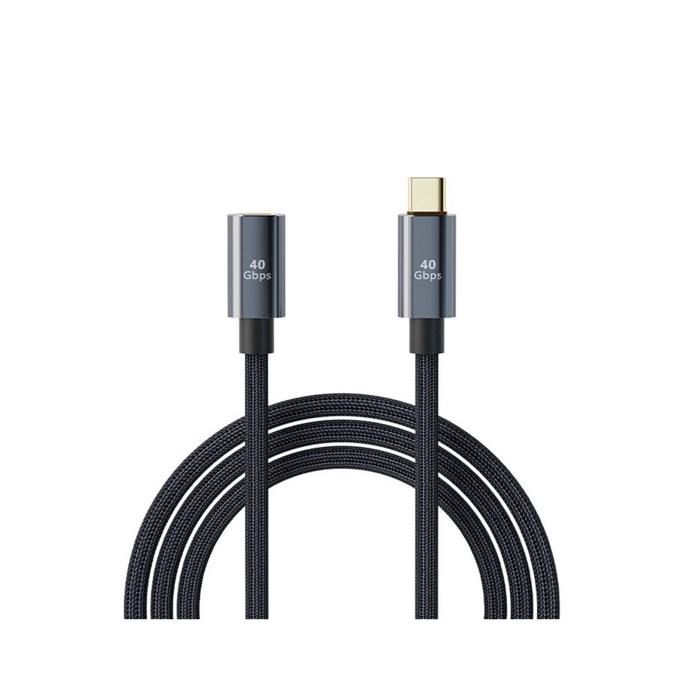 Type C 4.0 Extension Cable 100W 40Gbps 8K@60Hz Adapter Cable Video Transmission Usb C Extension Cable 4713032157623