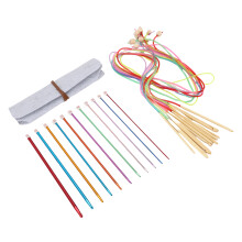 Häkelnadel-Set 2–8 mm, 3–10 mm Kabel, 335 g, Tasche