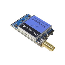 Receptor de Video Inalámbrico FPVspeed VRX-S9 de 64 Canales VRX FPV, Conector de Antena RPSMA de 1080-2200 MHz para Dron RC FPV