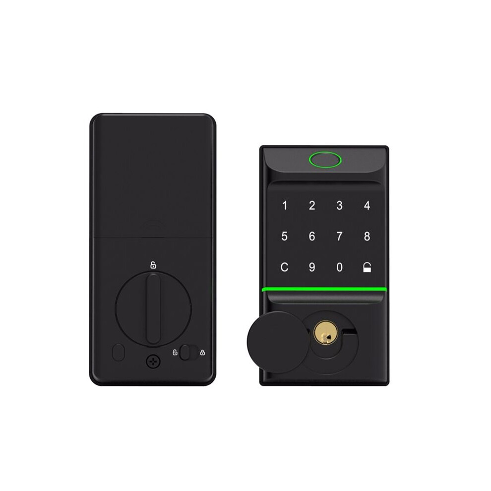 Tuya Door Lock Fingerprint Door Lock Password Fingerprint Ic Card Key App Remote Eletronico Digital Unlock 4711824116582