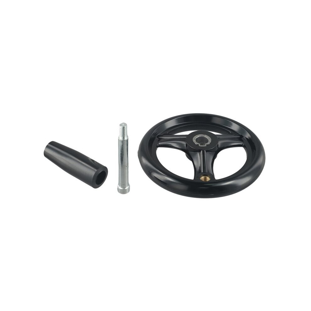 1Pc Lathe Milling Handwheel D160mm - 3 Spoke Plastic Hand Wheel With Revolving Handle 6032703821044