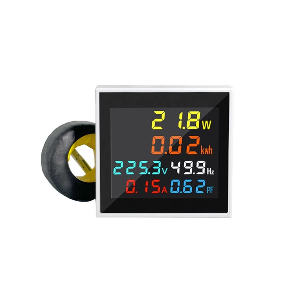 Ac 50-300V Digital Voltmeter Ammeter 100A Wattmeter Frequency Meter Voltage Monitor Current Factor Volt Ampherz Kwh 4711823420758