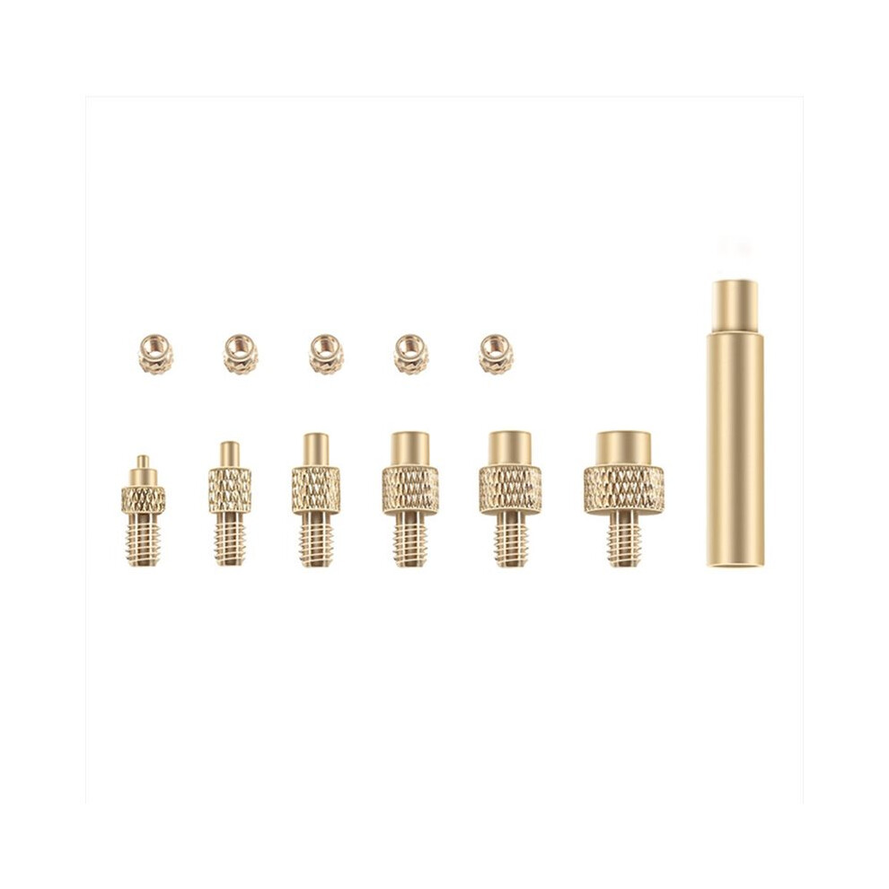 Heat Insert Nut Iron Tip Kit For 3D Printer Brass Thread Embedded Heat Insertion Soldering Iron Tool Set 4712847571822