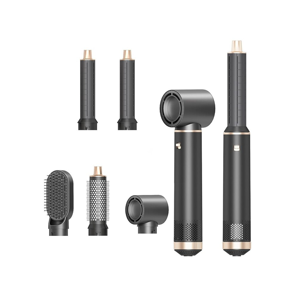 Unisex 5 In 1 Hair Styler Curler & Hair Dryer Brush,Negative Ionic Air Styler Drying, Blow Dryer Brush Eu Plug