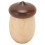 Shaped Toothpick Container, Wood Toothpick Holder, 8cm Height Rounded Structure - Durable Wooden Material, Secure Lid 1