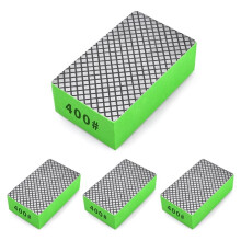 4 Stück Schleifsteine, Handpolierpads zum Schleifen Von Keramikfliesen und Glas, Schleifblöcke, Polieren 400