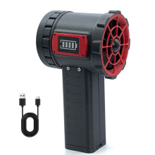 Ventilador Potente de 650 W, Motor Sem Escovas de 240 /H, Soprador de Ar, Indicador de Nível de Bateria, Removedor de Neve, Soprador Externo