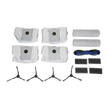 Accessory Set for Deebot X8 Omni/X8 Pro Omni Rubber Main Brush Hepa Filters Wiper Rollers Side Brushes Dust Bags