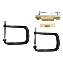 Herramienta de Sujeción de Puente Ajustable. Abrazadera de Puente de Guitarra Metálica para Mantenimiento y Reparación de Guitarra Acústica Folk A