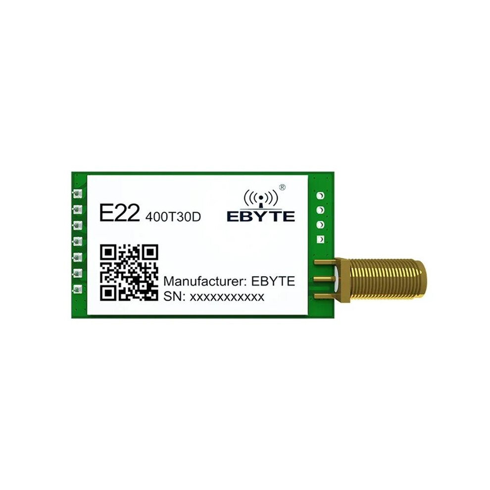 Ebyte E22-400T30d Lora Module 433Mhz Lora Rf Transceiver Module 30Dbm 1W 10Km Long Range Uart Dip Serial Port Module 6033240937823
