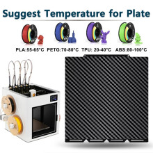 For Snapmaker U1 PEI Build Plate 3D Printer 276x293mm Double Sided Smooth Magnetic Spring Steel Bed