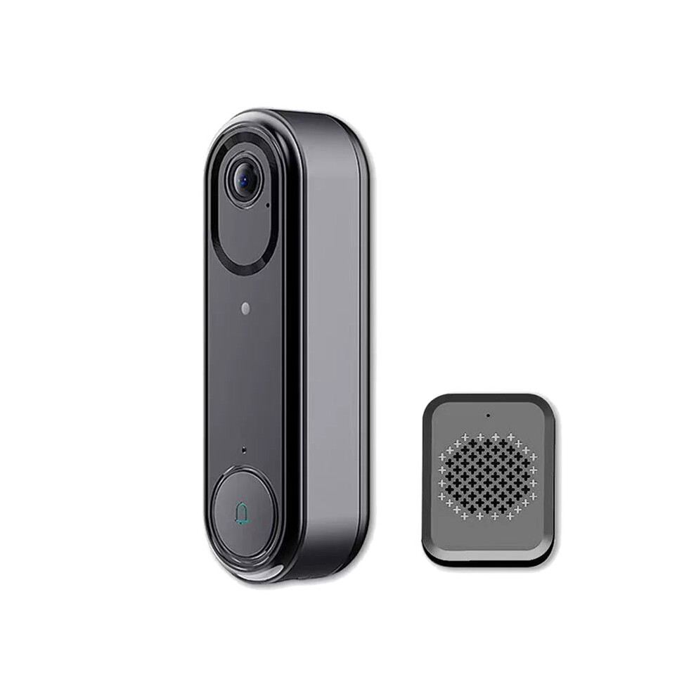 Wireless Doorbell Camera Wifi 2.4G 1080P Intercom Video Night Vision 2-Way Audio Door Bell Home Monitoring Gray/Black 6032751677174