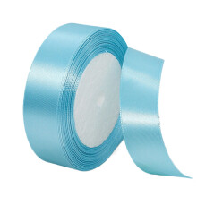 Effen satijnen lint, 25 yards (ca. 23 meter), 1 inch (ca. 2,5 cm) breed
