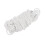 Vit elastisk PP-snöre för armband och smycken 1