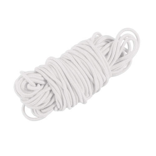 Vit elastisk PP-snöre för armband och smycken