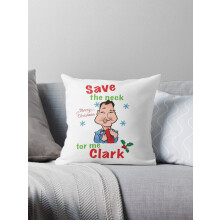 ASPORIC Save The Neck For Me Clark - Weihnachtsferien-Kissenbezüge, 1er-Pack, Landhausstil, Heimdekor, Sofakissenbezüge