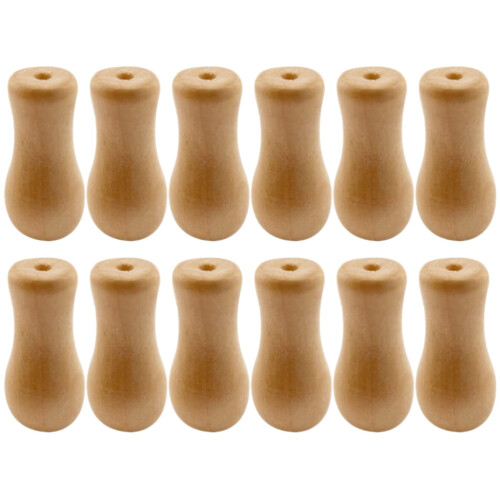 12pcs Wooden Blind Pull Cord Knobs