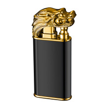 Ycolew Dobbeltflammet fakkellighter, metal, genopfyldelig