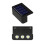 Luminária de parede solar para exterior – 3 LEDs, resistente às intempéries, 80 mm 1