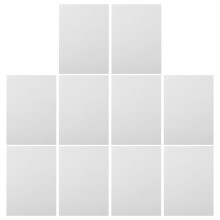 10 stk. aluminiumsublimeringsfotoblanketter sølv